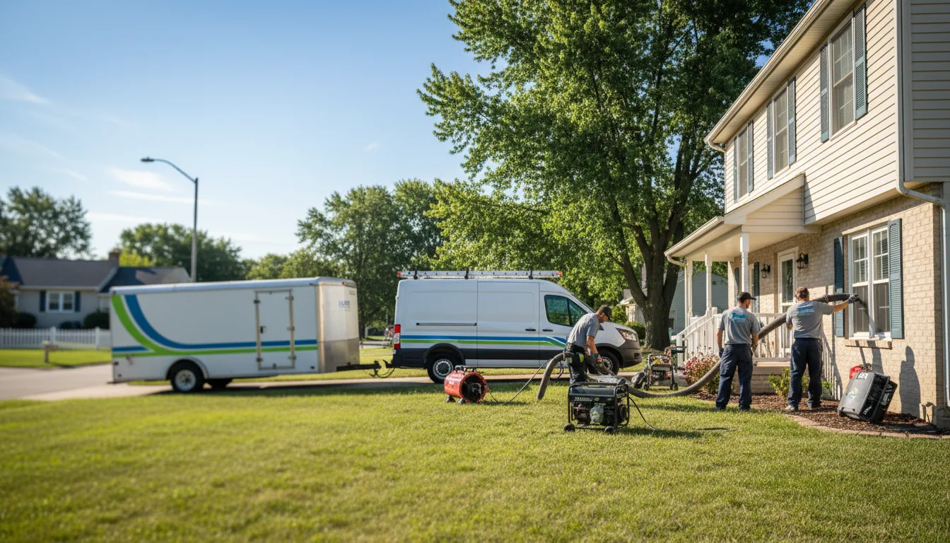 Flooded Basement Restoration And Cleanup With Repair in Yarmouth, IA near me